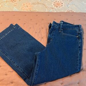 J. Crew slim wide leg jean